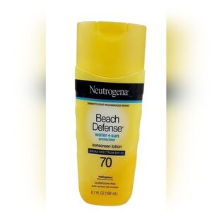 Neutrogena Beach Defense  Water + Sun Protection  Sunscreen Lotion